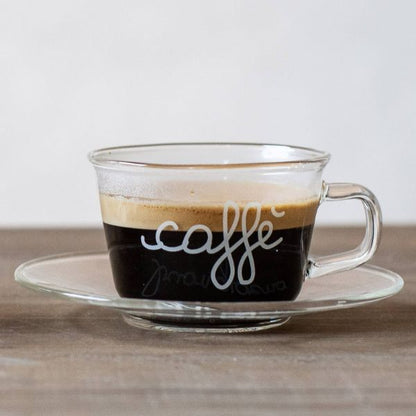 Set 2 tazzine espresso con piattino - Pausa Caffè