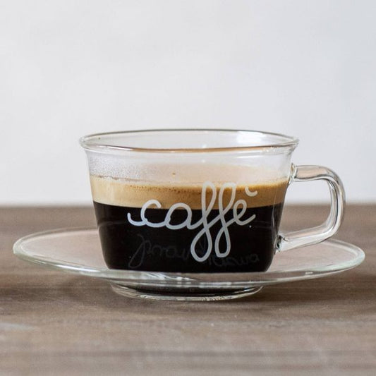 Set 2 tazzine espresso con piattino - Pausa Caffè