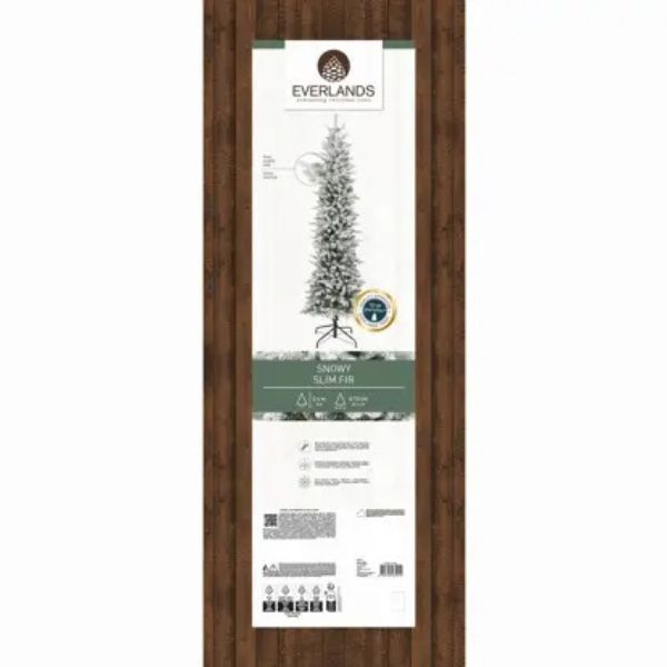 Albero di Natale Colorado Slim Innevato 240 cm