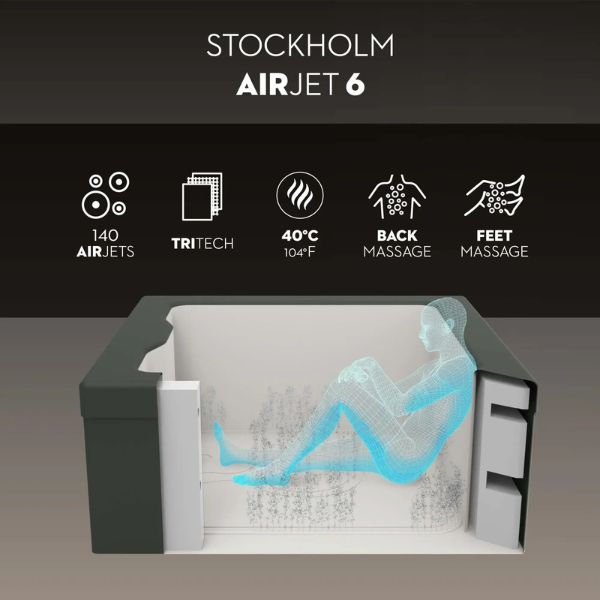 Idromassaggio semirigido Stockholm Lay-Z-Spa per 4-6 persone - Bestway