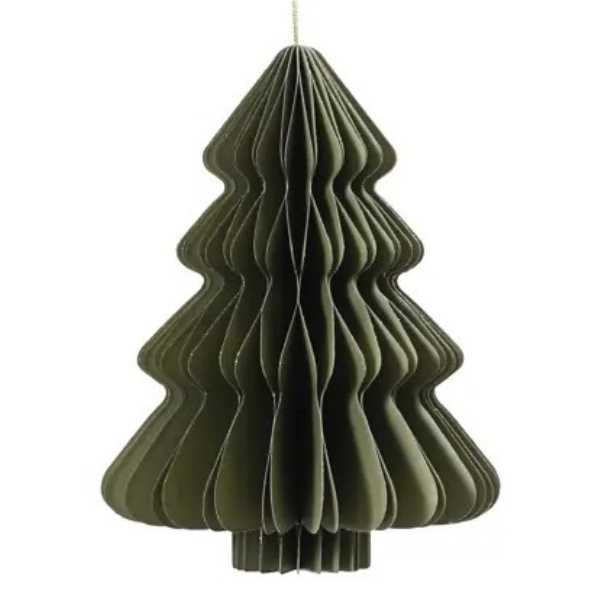 Albero di Natale Verde in carta - H 20 cm