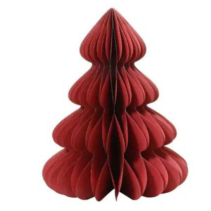 Albero di Natale Rosso in carta - H 60 cm
