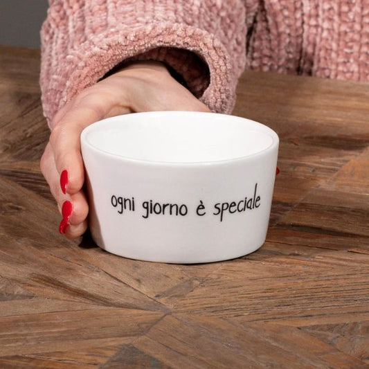 Set 2 coppette - Scritta: Ogni giorno è speciale