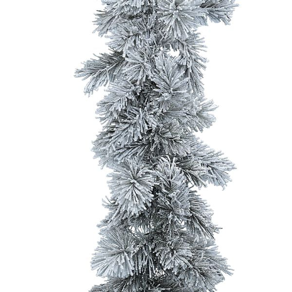 Festone di Natale Innevato Vancouver- 270 cm – Ø 25 cm