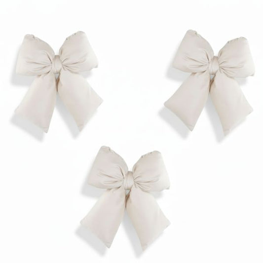 Set 3 Fiocchi - Bianco Burro - 22 x 26 cm