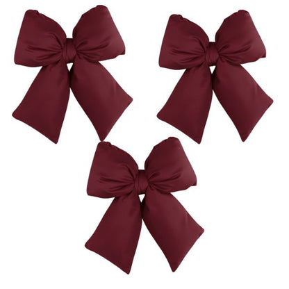 Set 3 fiocchi - Bordeux - 26 x 34 cm