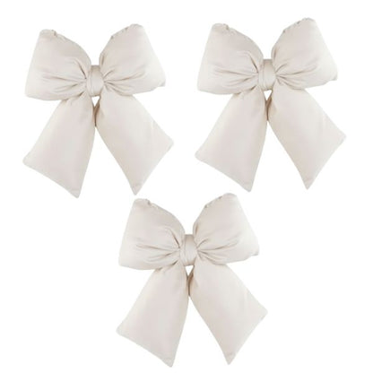 Set 3 fiocchi - Bianco burro - 26 x 34 cm