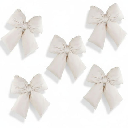 Set 5 fiocchi - Bianco Burro - 16 x 24 cm