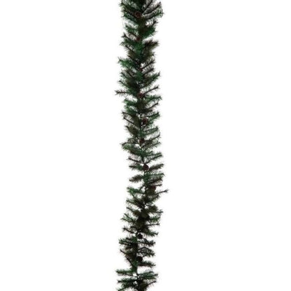 Festone di Natale Verde con pigne 270 cm  188 tips