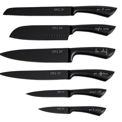 Set 6 coltelli cucina