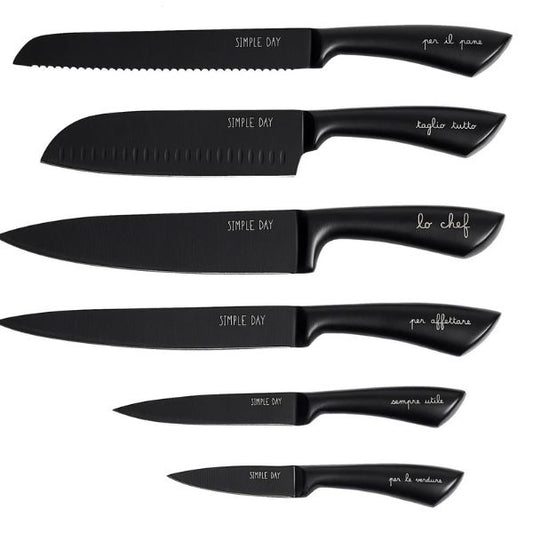 Set 6 coltelli cucina