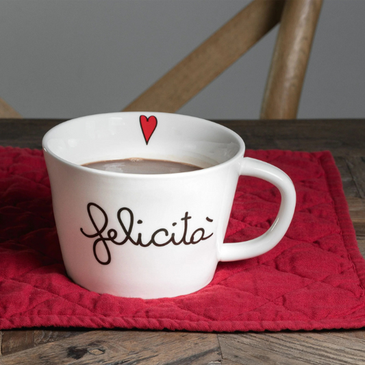 Set 2 Tazze Colazione - Felicità