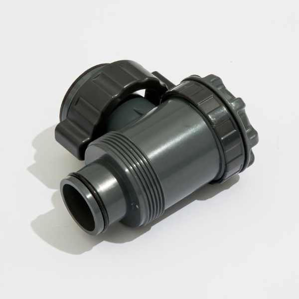 Valvola di connessione plunger Ø 38 mm per piscina fuori terra