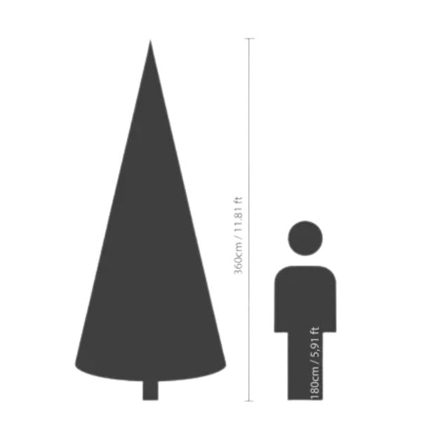 Albero di Natale Mississippi Imperial Verde 360 cm