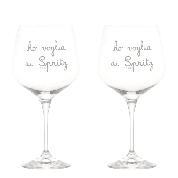 Set 2 calici cocktail - Ho voglia di spritz 82cl