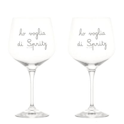 Set 2 calici cocktail - Ho voglia di spritz 82cl