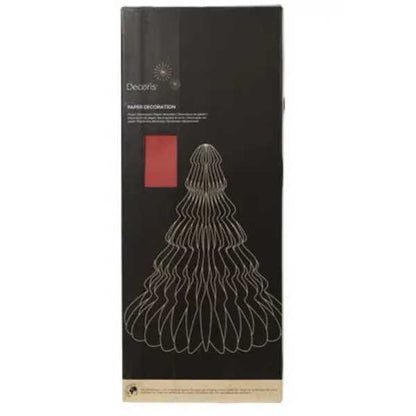 Albero di Natale Rosso in carta - H 60 cm