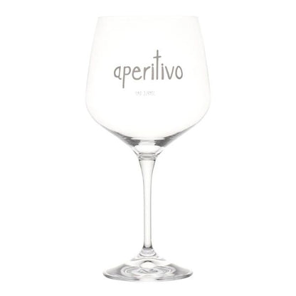 Set 2 Calici - Scritta: Aperitivo