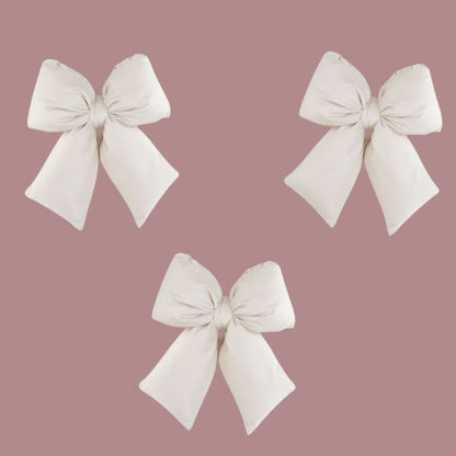 Set 3 Fiocchi - Bianco Burro - 22 x 26 cm