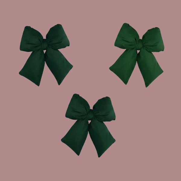 Set 3 fiocchi - Verde - 22 x 26 cm