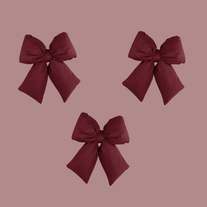 Set 3 fiocchi - Bordeux - 22 x 26 cm