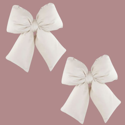 Set 2 fiocchi - Bianco Burro - 30 x 42 cm