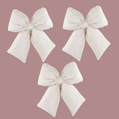 Set 3 fiocchi - Bianco burro - 26 x 34 cm