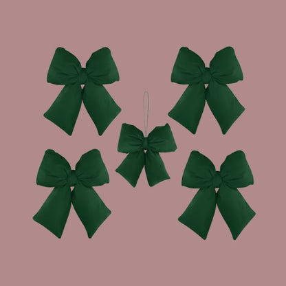 Set 5 Fiocchi - Verde - 12 x 15 cm