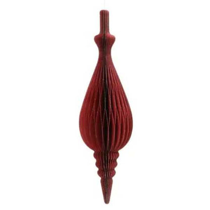 Pendente Rosso in carta - H 80 cm