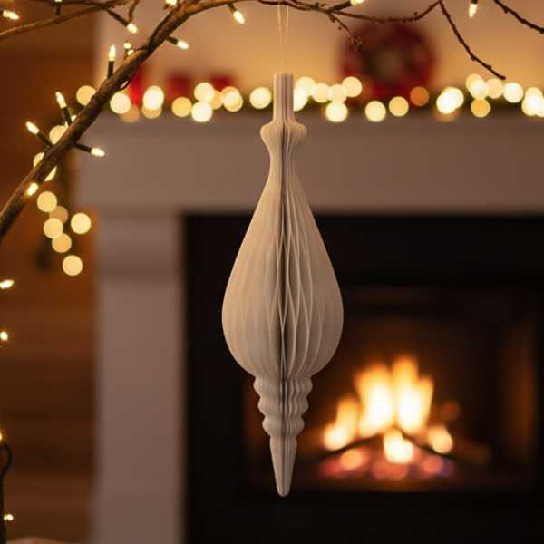 Pendente panna in carta - H 80 cm