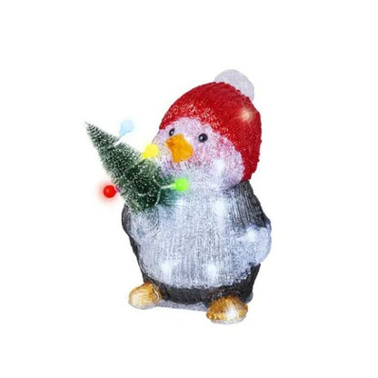 Pinguini Luminosi da esterno 24 LED  H26 cm - 491273