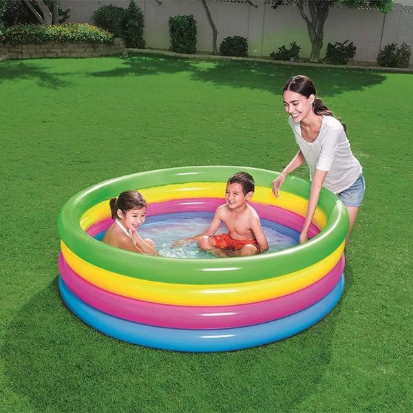Piscina Gonfiabile per bambini a 4 anelli colorati - Bestway -  51117