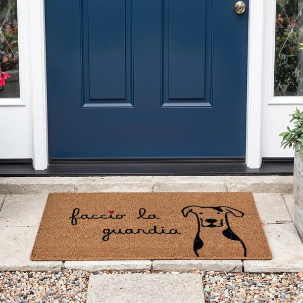 Zerbino - Scritta: Faccio la guardia