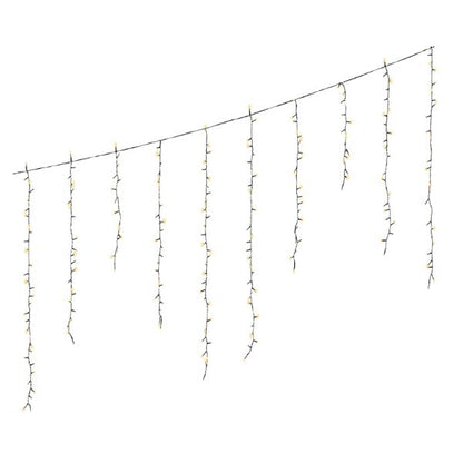 Tenda Luci di Natale 256 LED Bianco Caldo / Freddo 3,75 mt - 494982