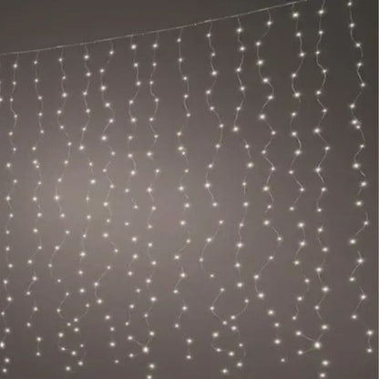 Tenda Luci di Natale 100 MicroLED Bianco Caldo 3,75 mt - 496825