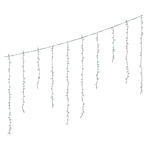 Tenda Luci di Natale 256 LED Bianco Freddo 3,75 mt - 494980