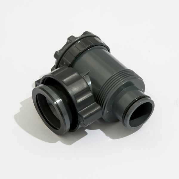 Valvola di connessione plunger Ø 38 mm per piscina fuori terra