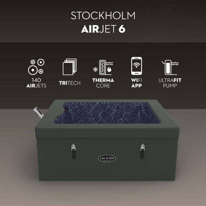 Idromassaggio semirigido Stockholm Lay-Z-Spa per 4-6 persone - Bestway