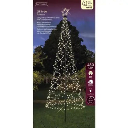 Albero di Natale Luminoso 480 LED H 3,2 mt