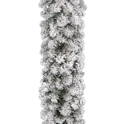 Festone di Natale Pino Innevato 270 cm  Ø 30 cm 200 tips