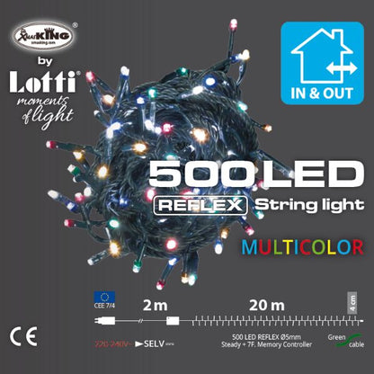 Luci di Natale 500 LED Multicolor 20  mt