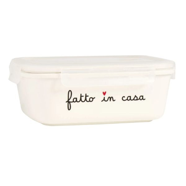 Contenitore Scritta: Fatto in casa  L - 19.5X14