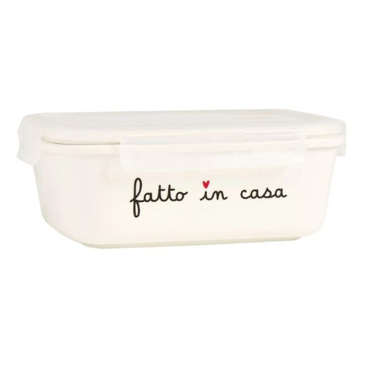 Contenitore Scritta: Fatto in casa  L - 19.5X14