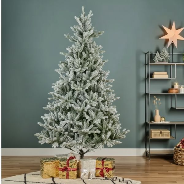 Albero di Natale Virginia Allison Innevato 210 cm