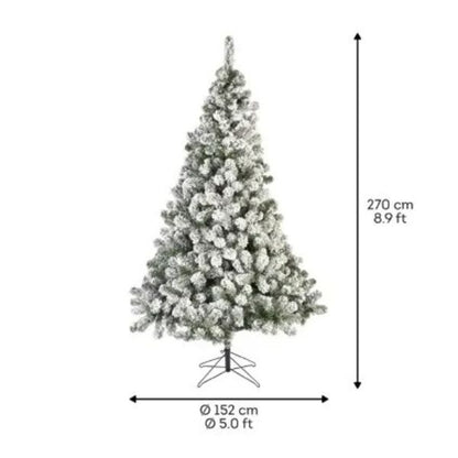 Albero di Natale Mississippi Imperial Innevato 270 cm