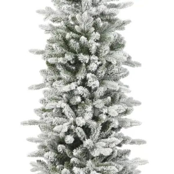 Albero di Natale Colorado Slim Innevato 240 cm