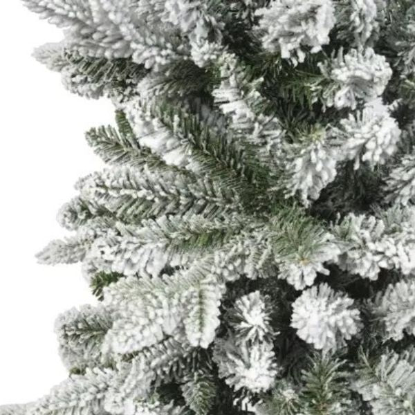 Albero di Natale Colorado Slim Innevato 210 cm