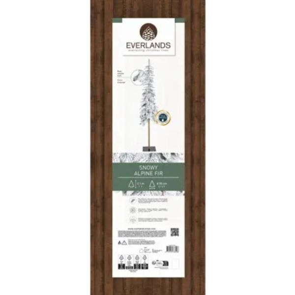 Albero di Natale Alpine Innevato 210 cm