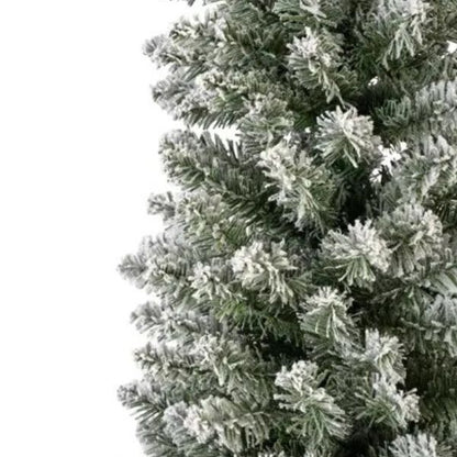 Albero di Natale Pencil Innevato Slim 210 cm