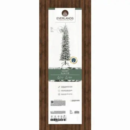 Albero di Natale Colorado Slim Innevato 210 cm